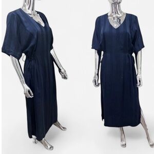 Q|NEEL navy midi dress 6